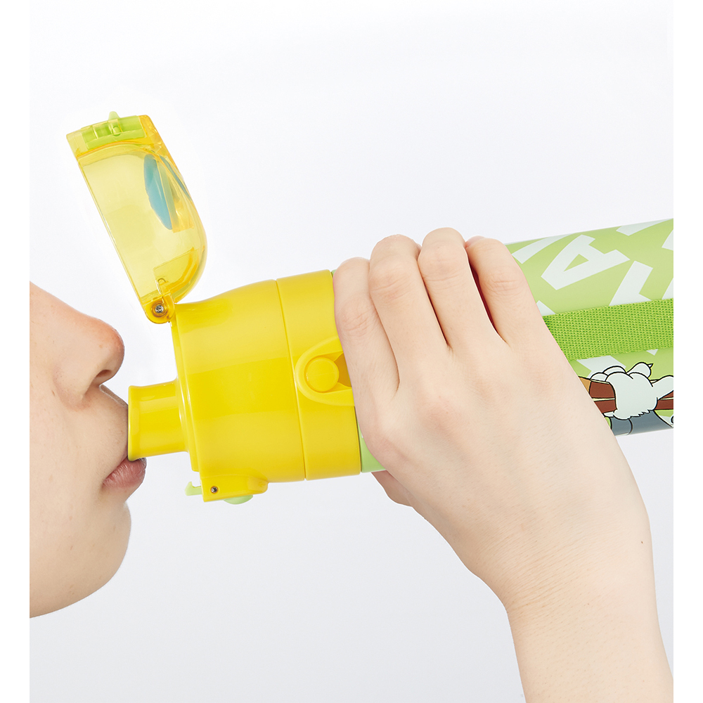 スケーター 超軽量ロック付ワンプッシュダイレクトステンレスボトル トムとジェリー EAT.EAT.EAT SDC4