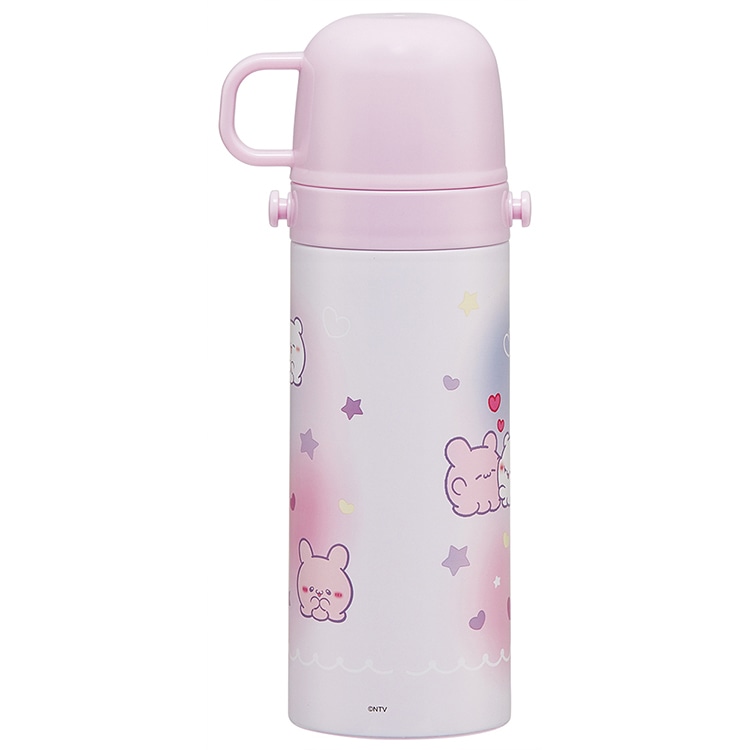 スケーター 超軽量コンパクト2WAYステンレスボトル らぶいーず SKDC4