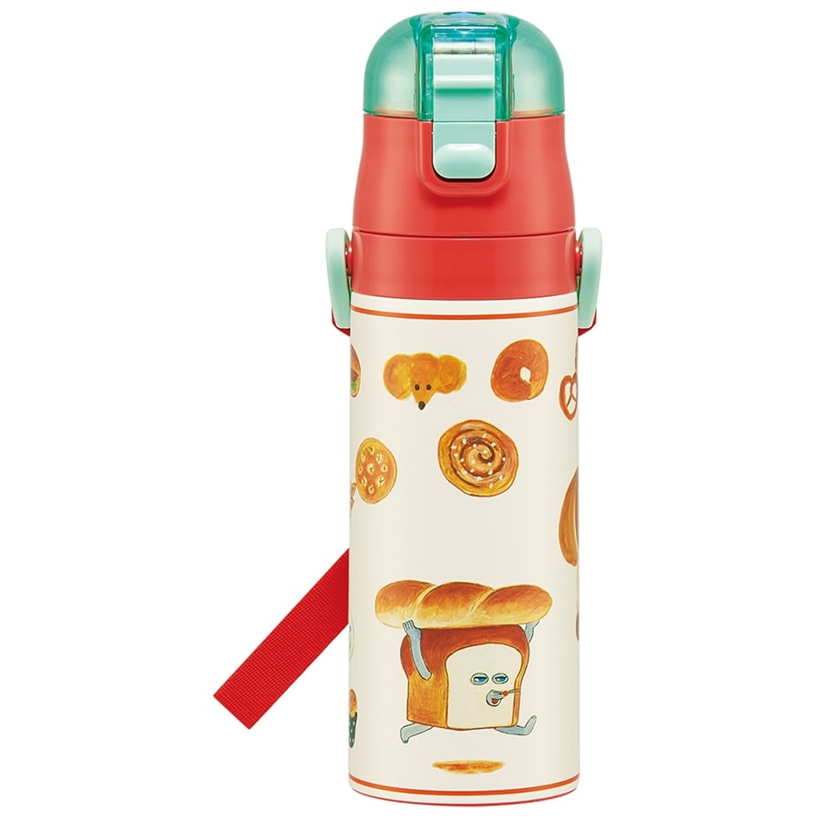 スケーター 超軽量ロック付ワンプッシュダイレクトステンレスボトル パンどろぼう SDC4