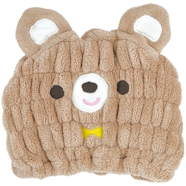 スケーター 吸水速乾 アニマルタオルキャップ くま TOC11