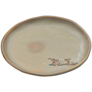 スケーター 取り皿 大 (赤膚焼) 鴻月 KONDS2