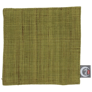 スケーター 手織り麻コースター 鴻月 グリーン KOOCS1