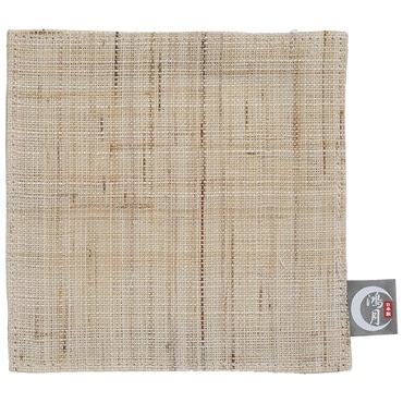 スケーター 手織り麻コースター 鴻月 ナチュラル KOOCS1