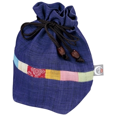 スケーター バルーンシルエット巾着ポーチ 鴻月 紺 KOOKB1