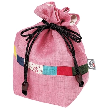 スケーター バルーンシルエット巾着ポーチ 鴻月 ピンク KOOKB1