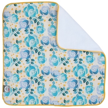 スケーター タオルハンカチ 鴻月 ばら水色 KOMTA1