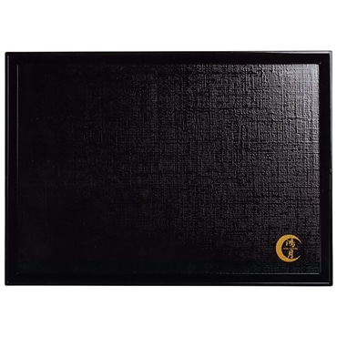 スケーター 木目調ノンスリップトレイ 小 (山中塗) 鴻月 KOTNT1