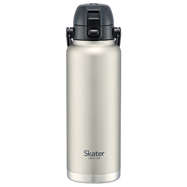 スケーター ハンドル付ワンプッシュダイレクトボトル 1200ml シルバー STD12H