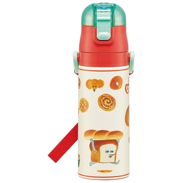 スケーター 超軽量ロック付ワンプッシュダイレクトステンレスボトル パンどろぼう SDC4