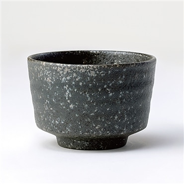スケーター いぶし半筒茶碗 (信楽焼) 鴻月 3-3101