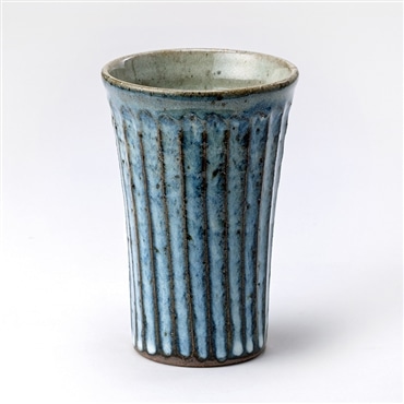 スケーター 青萩彫 酎ハイカップ (信楽焼) 鴻月 3-3202