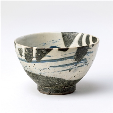 スケーター 潮 飯碗 (信楽焼) 鴻月 3-3495