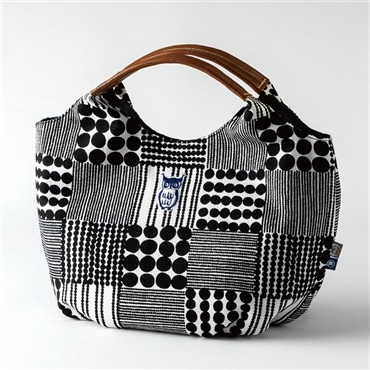 スケーター ミニギャザートートバッグ 鴻月 ふくろう(刺繍入り) KOUTB1