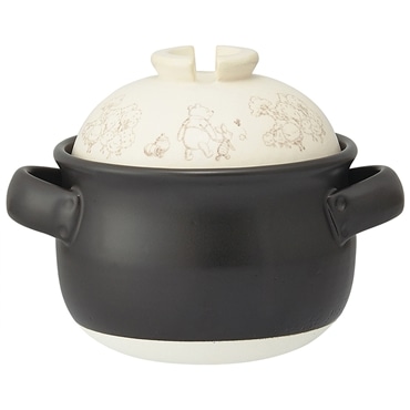 スケーター 萬古焼 ご飯鍋 1合用 くまのプーさん CHDN1