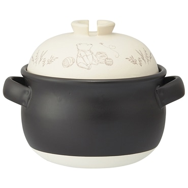 スケーター 萬古焼 ご飯鍋 3合用 くまのプーさん CHDN3