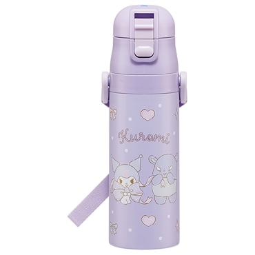 スケーター 超軽量ロック付ワンプッシュダイレクトステンレスボトル クロミ ビッグリボン SDC4