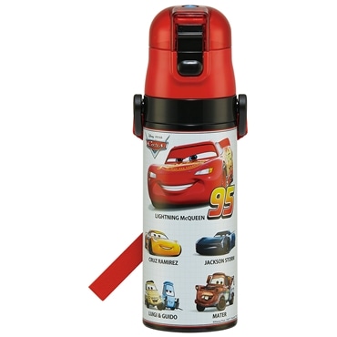 スケーター 超軽量ロック付ワンプッシュダイレクトステンレスボトル カーズ 25 SDC4