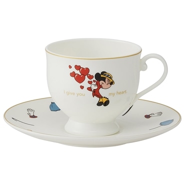 スケーター カップ＆ソーサー NARUMI ボーンチャイナ ミッキー＆ミニー CBCS24