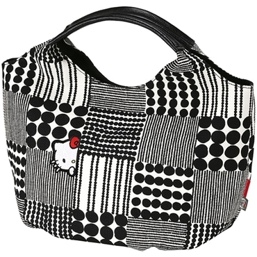 スケーター ミニギャザートートバッグ 鴻月 Hello Kitty(刺繍入り) KOUTB1