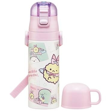 スケーター 超軽量コンパクト2WAYステンレスボトル  すみっコぐらし 天使なえびてんアイドル SKDC4