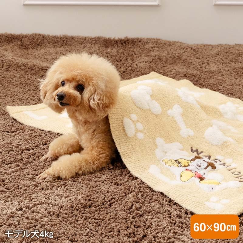 ペットパラダイス ディズニー ミッキーマウス プルート 犬 毛布 冬用 寝具 ベッド ブランケット シェニール マット 遠赤外線 保温 暖かい 防寒 (国内直営店72店舗展開2025/10/1時点)