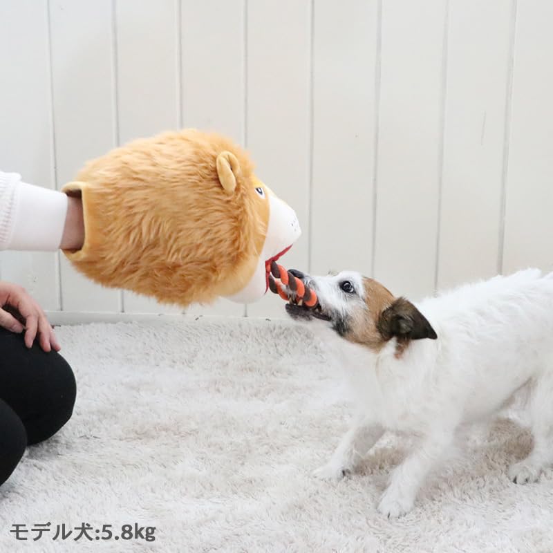 ペットパラダイス パペット 犬 おもちゃ トイ (ライオン)