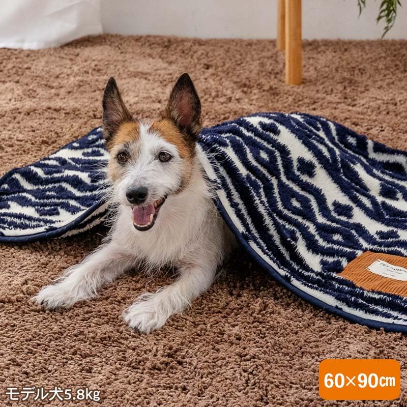 ペットパラダイス 犬 ペット用 毛布 冬用 寝具 ブランケット カントリー柄 マット 保温 暖かい 防寒 あったか