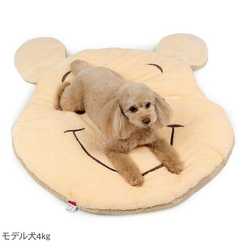 ペットパラダイス 犬 マット 冬用 ディズニー にっこり くまのプーさん 遠赤外線 (71×76cm) 寝具