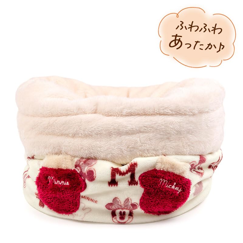 ペットパラダイス ディズニー ミッキーマウス 犬 ベッド 冬用 遠赤外線 洗える ニット柄 筒型 寝袋 (35×50cm) 遠赤 あったか ペット 冬 かわいい おしゃれ 可愛い 寝具
