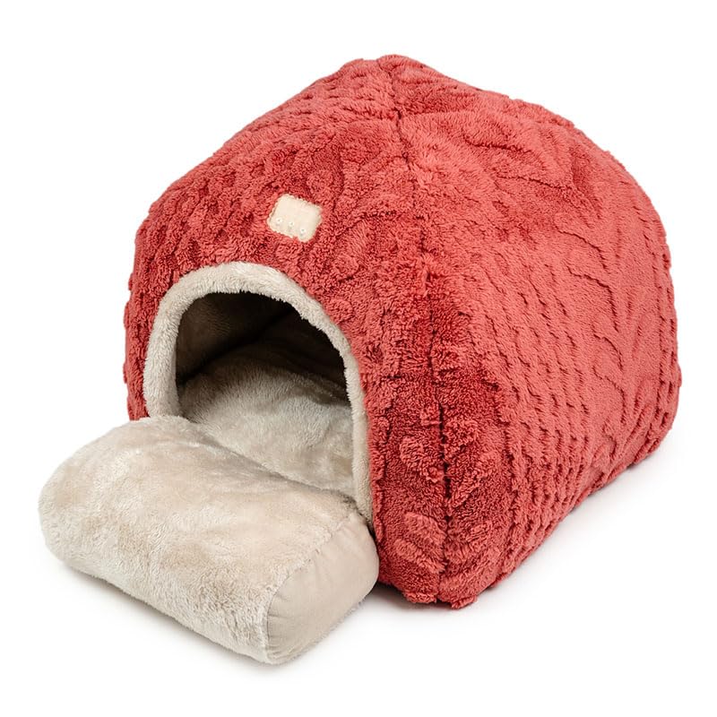ペットパラダイス 犬 ベッド ハウス 犬小屋 室内 アラン柄 ボア 小型犬 ドーム型ベッド ドーム型ハウス ペットハウス ペットベッド 遠赤外線 洗える 遠赤 あったか ペット 冬