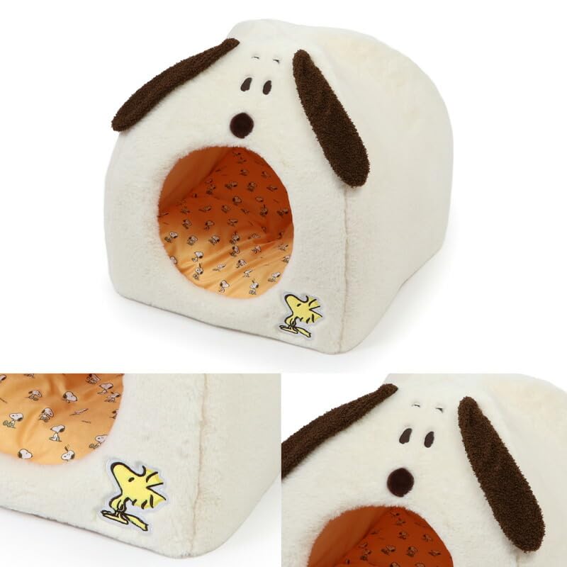 ペットパラダイス スヌーピー 犬 ベッド ドーム ドーム型ベッド ドーム型ハウス 家 ペットハウス 犬 猫 スヌーピー グッズ ( 顔 ハウス 大 約47×47×46cm ペットパラダイス国内直営店72店舗展開 2025/10/1時点) 758-33817