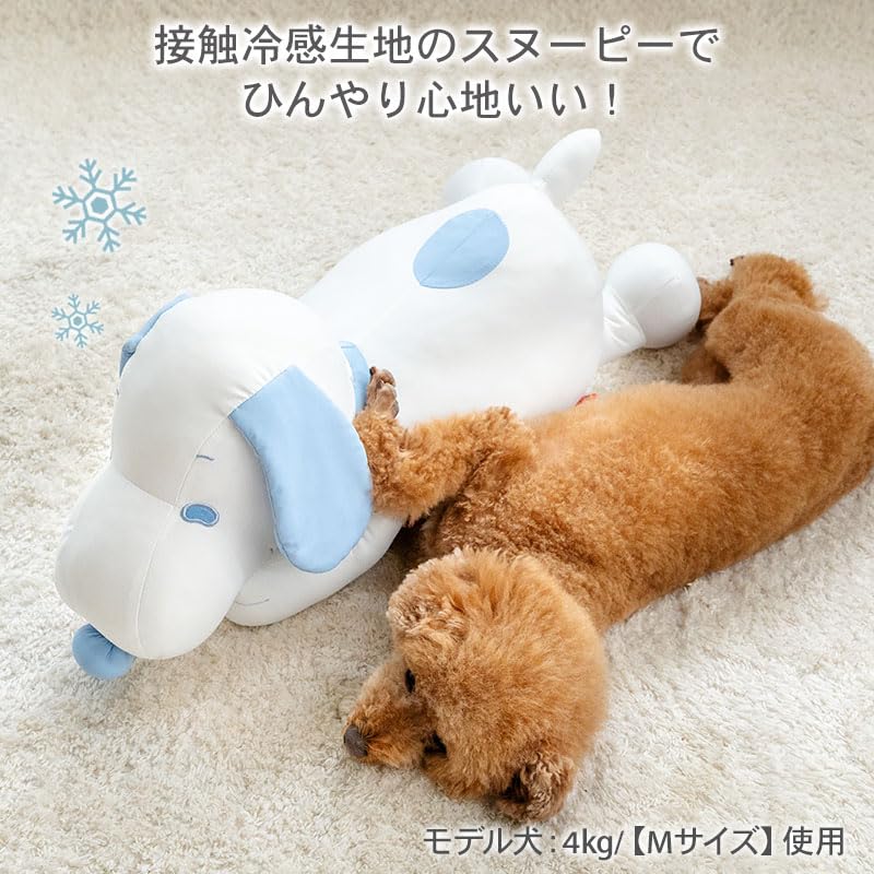 ペットパラダイス 犬 クール 夏用 接触冷感 クッション スヌーピー 冷感 冷やし 枕 M 64cm 寝具