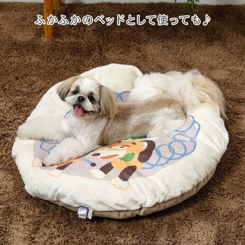 ペットパラダイス ディズニー トイ・ストーリー 犬 マット 冬用 寝具 クッション ベッド くつろぎ 75cm ペットベッド ペットクッション 遠赤外線 洗える 保温 防寒 ペット 冬