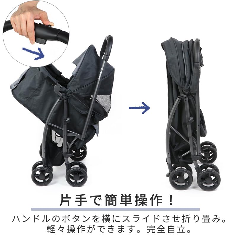 ペットパラダイス ペットカート 犬 バギー 小型犬 中型犬 ドッグカート スムーカ ハンドフル 15kgまで対応 (国内直営店73店舗展開中 2025/11/1時点 ) ブラック 15kgまで対応