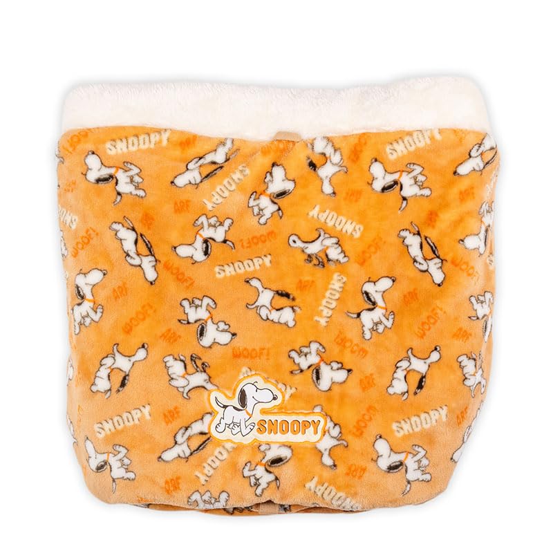 ペットパラダイス スヌーピー 犬 ベッド 冬用 遠赤外線 洗える てくてく 筒型 寝袋 (35×50cm) 遠赤 あったか ペット 冬 かわいい おしゃれ 可愛い 寝具