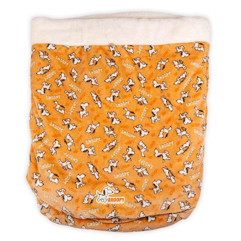 ペットパラダイス スヌーピー 犬 ベッド 冬用 遠赤外線 洗える てくてく 筒型 寝袋 (57×95cm) 遠赤 あったか ペット 冬 かわいい おしゃれ 可愛い 寝具