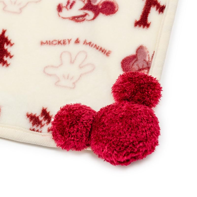 ペットパラダイス ディズニー ミッキー ミニー 犬 寝具 毛布 冬用 ニット柄 ブランケット 保温 暖かい 防寒 かわいい あったか