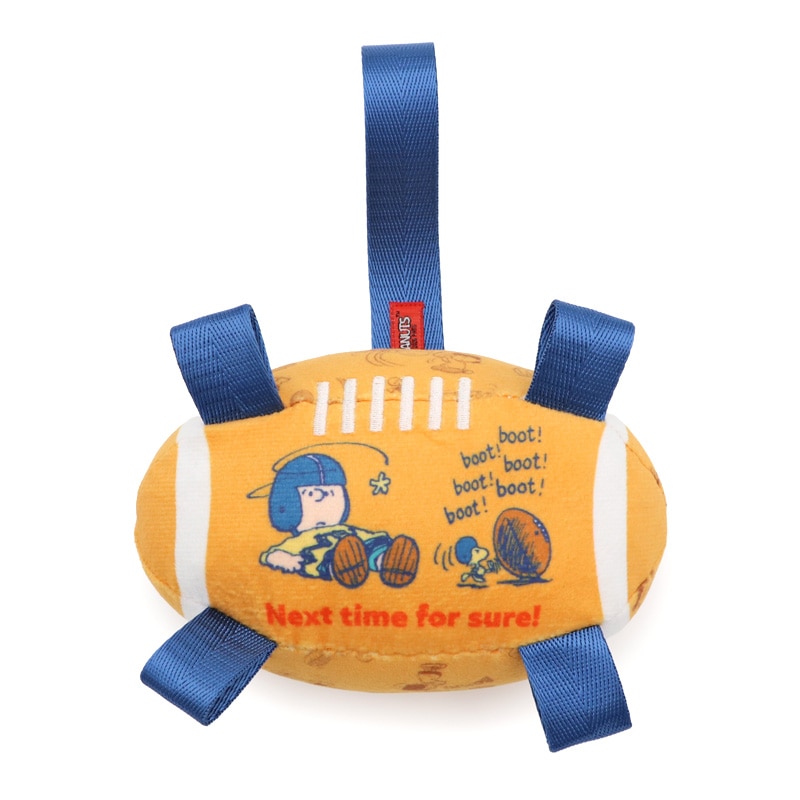 ペットパラダイス スヌーピー 犬 おもちゃ 犬おもちゃ タブ付き ラグビーボール トイ 犬用おもちゃ ペット ボール 噛む 音 鳴る オモチャ ペットトイ 玩具 TOY 0