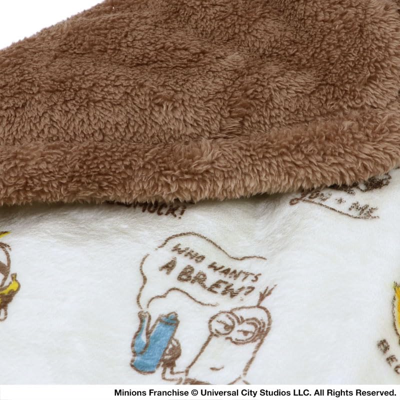 ペットパラダイス ミニオン 犬 マット 秋冬 遠赤外線 ボアマット コーヒー柄 ボア 四角型 寝具