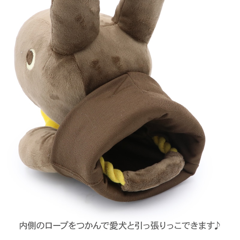 ペットパラダイス リサとガスパール 犬 おもちゃ 犬おもちゃ ガスパール パペットトイ 犬用おもちゃ トイ ペット ロープ 噛む 音 鳴る 音が鳴る ペットトイ 玩具 TOY かわいい おもしろ