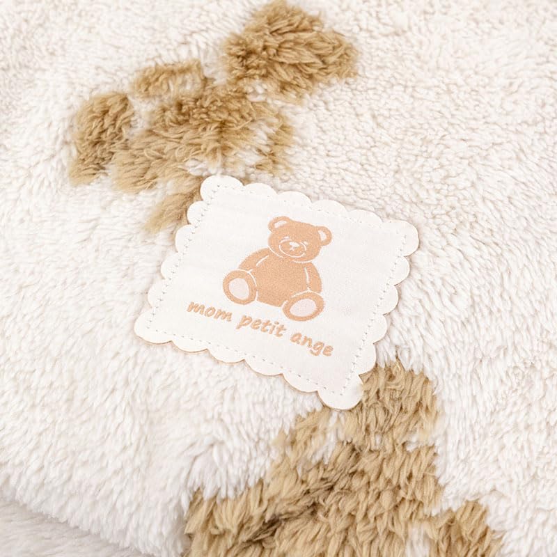 ペットパラダイス 犬 ベッド 冬用 寝具 クッション くまちゃん 織り柄 ボア 丸型 寝袋 (60cm) ペットベッド ペットソファー ペットクッション 遠赤外線 洗える 遠赤 あったか ペット 冬 かわいい おしゃれ 可愛い