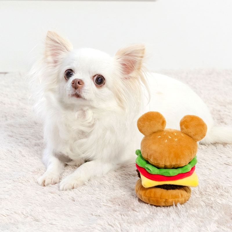 ペットパラダイス ディズニー ミッキーマウス 犬 おもちゃ 犬おもちゃ バーガー トイ 犬用おもちゃ ペット 噛む 音 鳴る 音が鳴る ペットトイ 玩具 TOY かわいい おもしろ