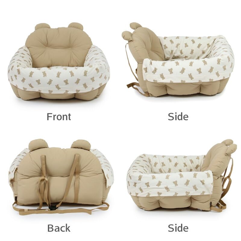 ペットパラダイス 犬 ドライブベッド ドライブボックス 車用 洗える ベッド 寝具 ( くまちゃん ドライブ カドラー 小型犬 多頭用 ペットパラダイス国内直営店72店舗展開 2025/10/1時点)633-29783