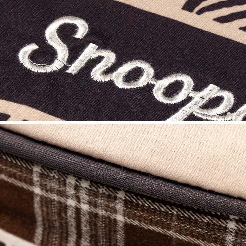 ペットパラダイス スヌーピー ブラザー柄 クッション 犬 ベッド カバー 外せる 60c(参考 小型犬 トイプードル 寝具 ペットパラダイス国内直営店72店舗展開2025/10/1時点)