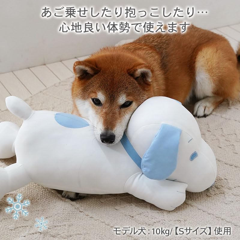 ペットパラダイス 犬 クール 夏用 接触冷感 クッション スヌーピー 冷感 冷やし 枕 S 51cm 寝具