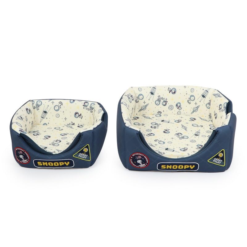 ペットパラダイス 犬 ドーム型ベッド ドーム型ハウス ベッド ハウス 四角 スヌーピー アストロ柄 超小型犬 37×38cm 758-33219