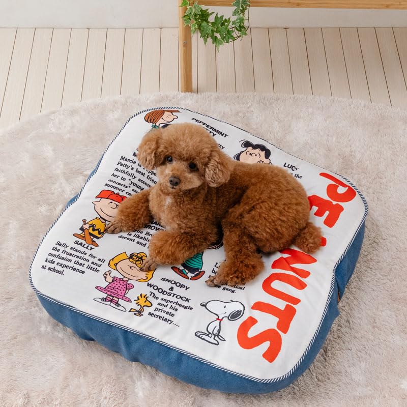 ペットパラダイス 犬 スヌーピー フレンズ 四角 クッション 洗える 寝具