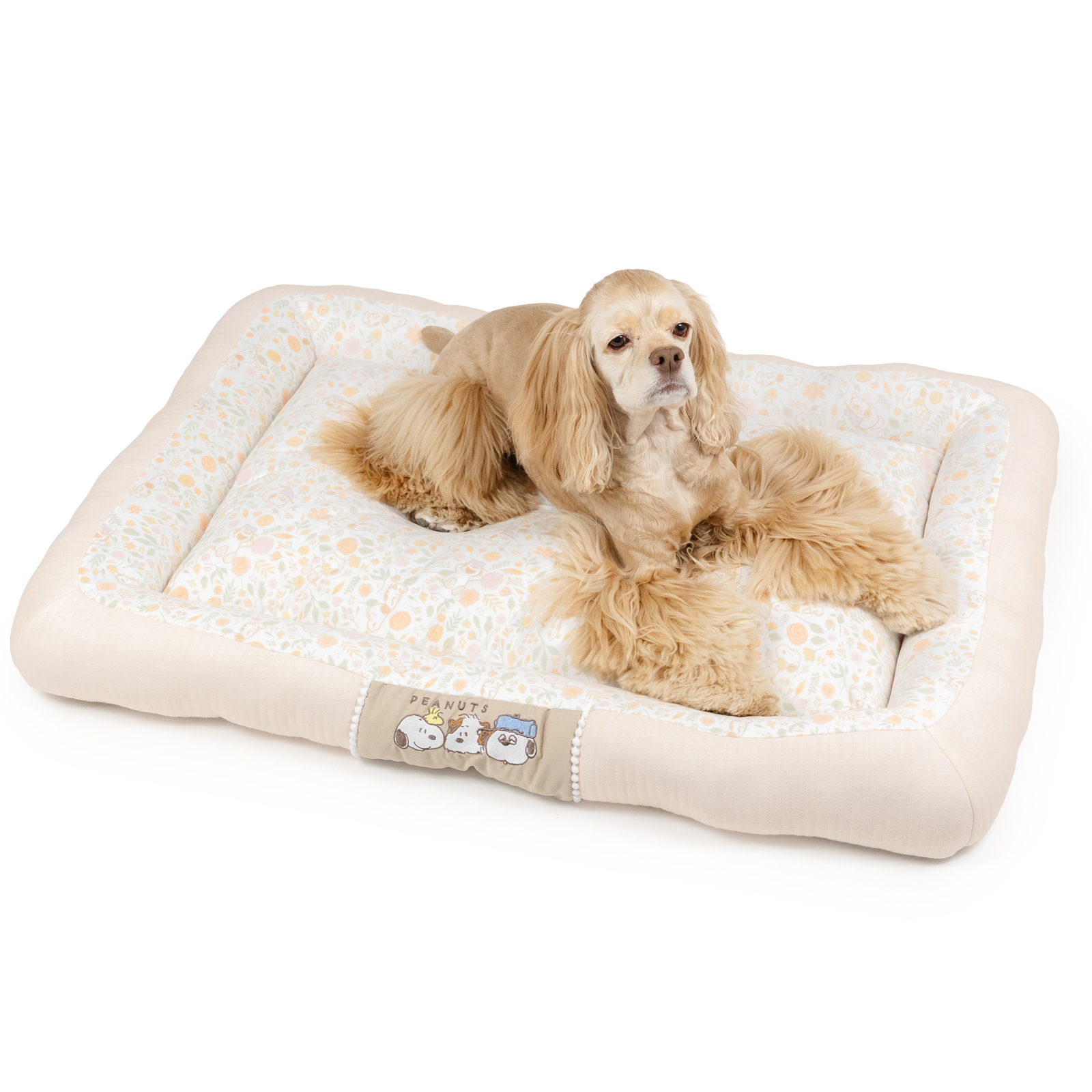 ペットパラダイス スヌーピー 犬 ベッド 寝具 クッション のほほんカドラー (100×70cm) LL ペットベッド ペットソファー ペットクッション パピー はじめて ふわふわ おしゃれ かわいい 猫 もこもこ 洗える あごのせ 0