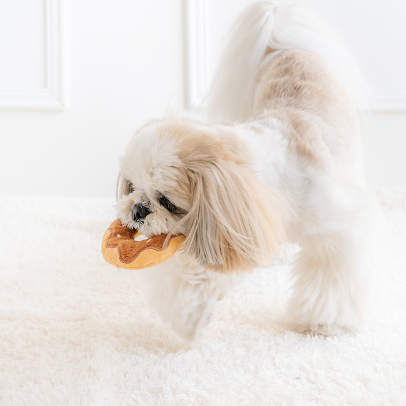 ペットパラダイス 犬 おもちゃ 知育 ノーズワーク ドーナツセット トイ 音が鳴る 噛む ペットトイ 玩具 0