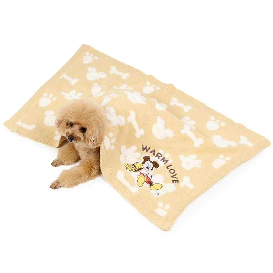 ペットパラダイス ディズニー ミッキーマウス プルート 犬 毛布 冬用 寝具 ベッド ブランケット シェニール マット 遠赤外線 保温 暖かい 防寒 (国内直営店72店舗展開2025/10/1時点)